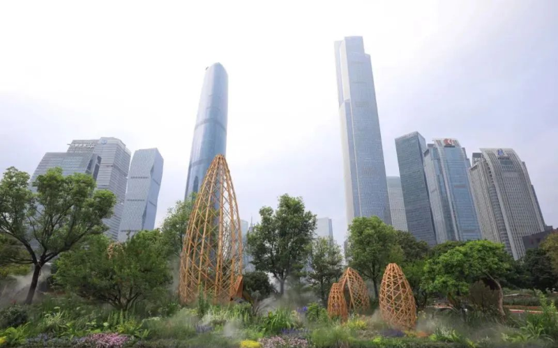 英国切尔西花展最高奖项作品“广州花园”亮相花城广场