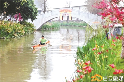 石门街鸦岗南社区卫生黑点变“桃花源”。