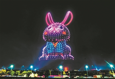 火树银花闪耀大湾区夜空