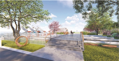 临江大道碧道效果图