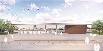 会展码头广场效果图