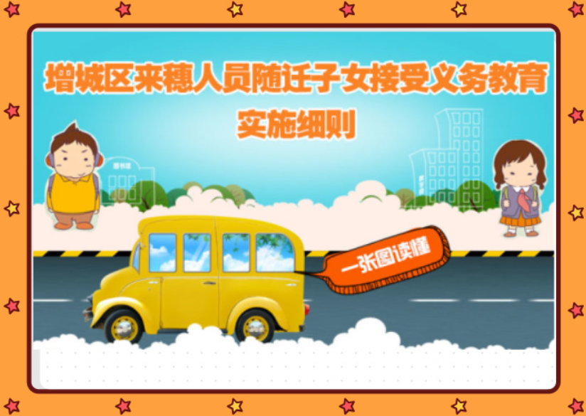 【一图读懂】《广州市增城区人民政府办公室关于印发增城区来穗人员随迁子女接受义务教育实施细则》的解读