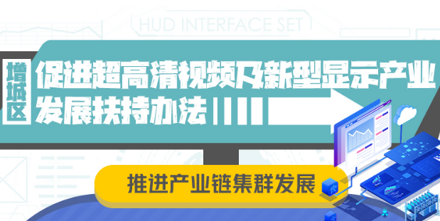 【一图读懂】《增城区促进超高清视频及新型显示产业发展扶持办法》