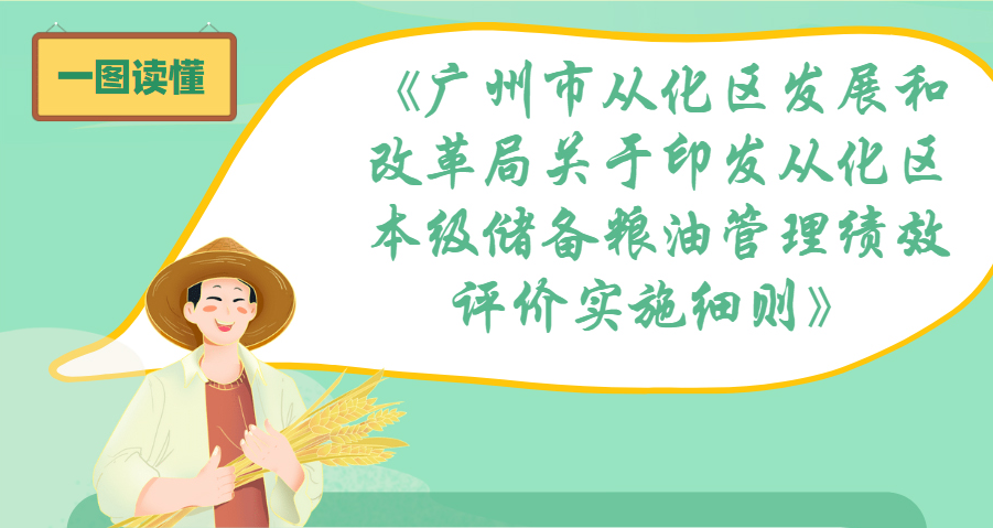 【一图读懂】《广州市从化区发展和改革局关于印发从化区本级储备粮油管理绩效评价实施细则》