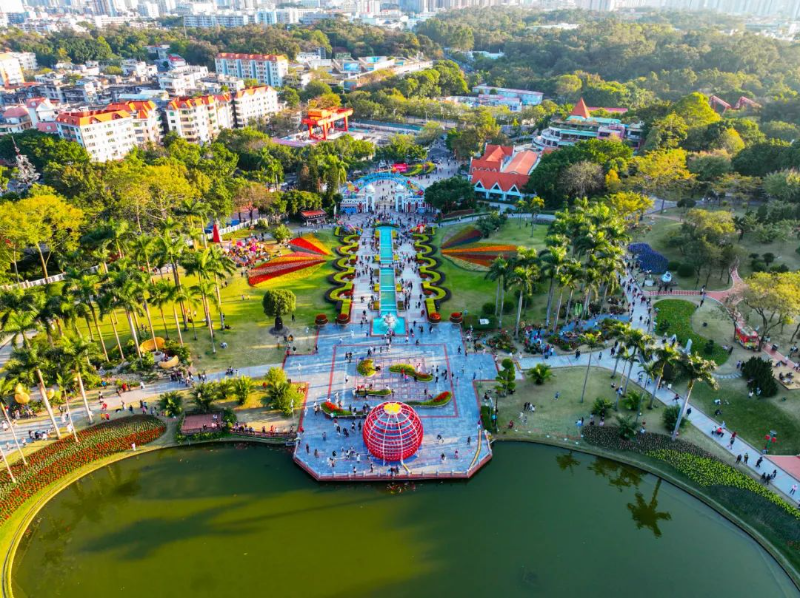 春节花海City Walk，广州你是懂浪漫的