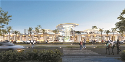 华南首个门户型服务区 万顷沙服务区露“真容”