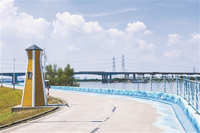南沙东涌十里碧道蜿蜒 不断激活水经济富民惠民