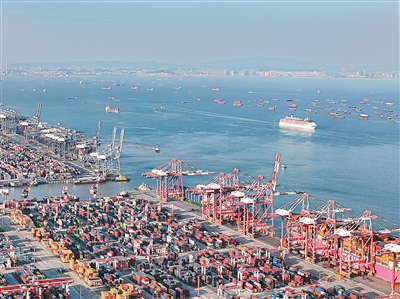 南沙港区跻身国内单一港区前三