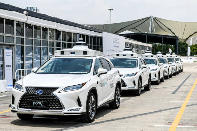 小马智行的无人车队成为广交会的接驳用车