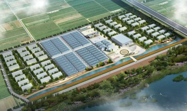 青青自然公司养殖基地规划效果图。