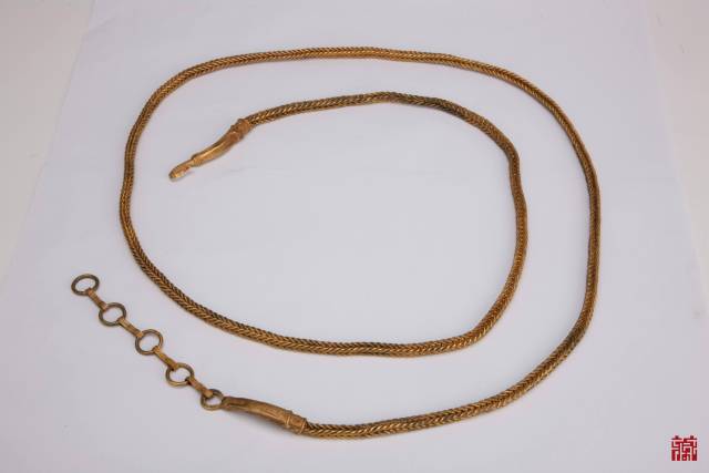南宋金项饰 “南海I号”沉船出水 广东省博物馆藏 南宋金项饰 “南海I号”沉船出水 广东省博物馆藏