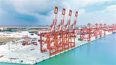 广州港南沙四期全自动码头全面运行
