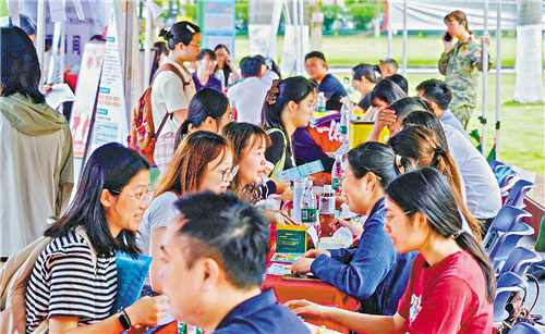 “羊城邀约”粤港澳大湾区专场招聘会暨“青春飞扬”广州台湾青年招聘会举办