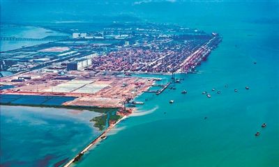 广州港南沙港区五期工程全面开工 冯忠华孙志洋出席开工活动